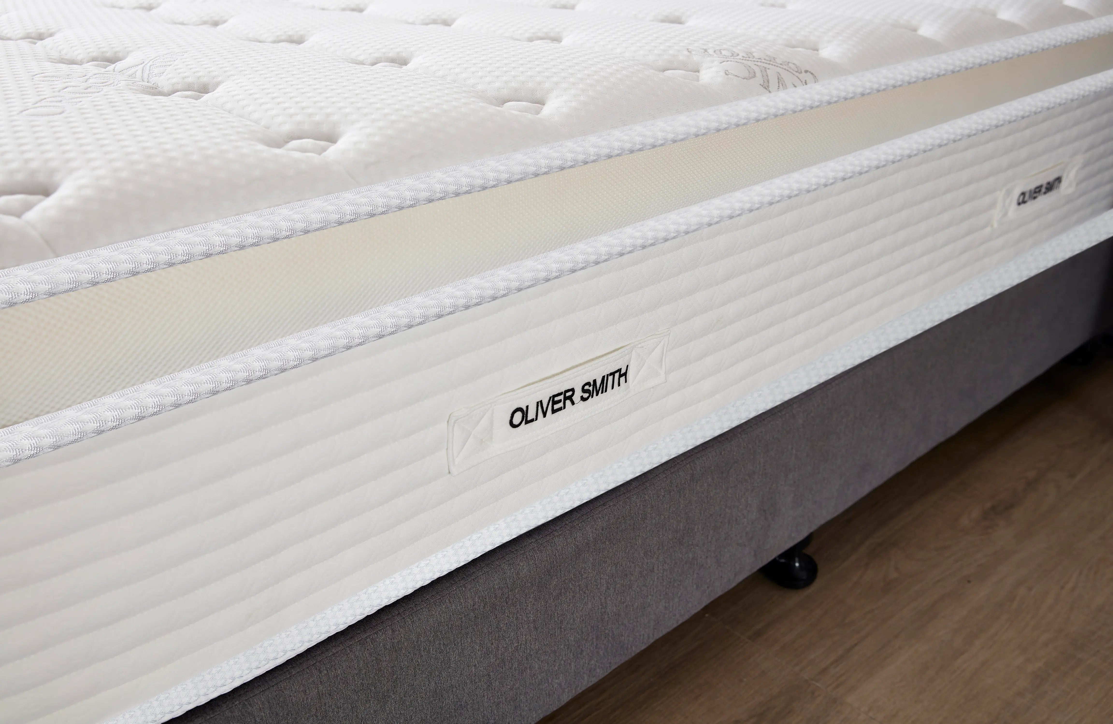 THE SUPER LUX - 14" - "THE PERFECT" Medium Plush - Cool Memory Foam & Spring Hybrid Mattress with Breathable Cover