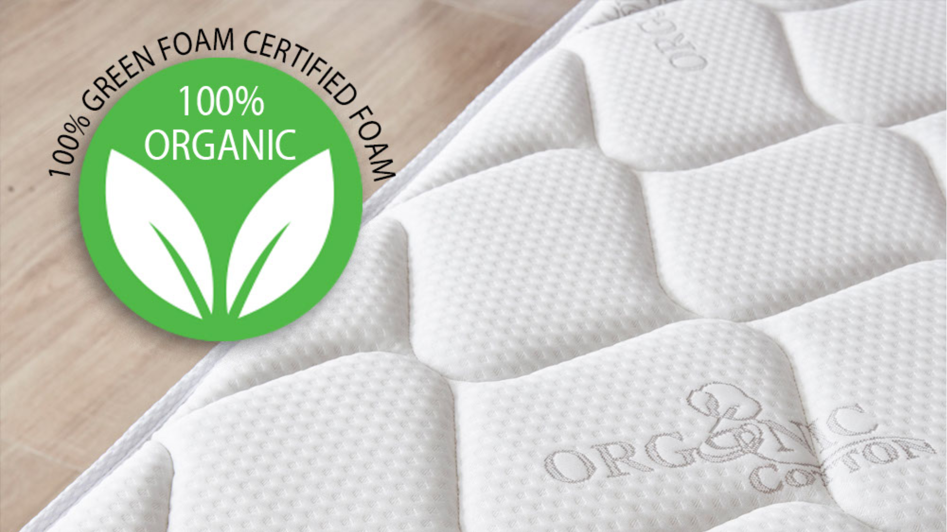 THE PREMIUM - 10" - Medium Firm - Tight Top - Pocket Spring and Foam - Organic Cotton Mattress