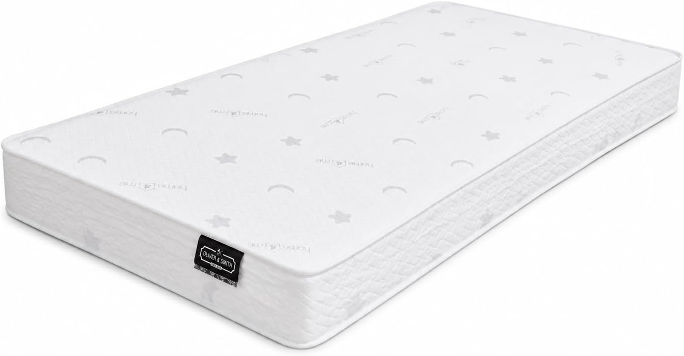 Water-Resistant 8-Inch Hybrid Continuous Coil Spring Mattress with Comfort Foam | Euro Tight Top | Breathable & Lightweight | Mattress in a Box | Twin 38" x 75" | Perfect For Kids & Guest Rooms (Copy)