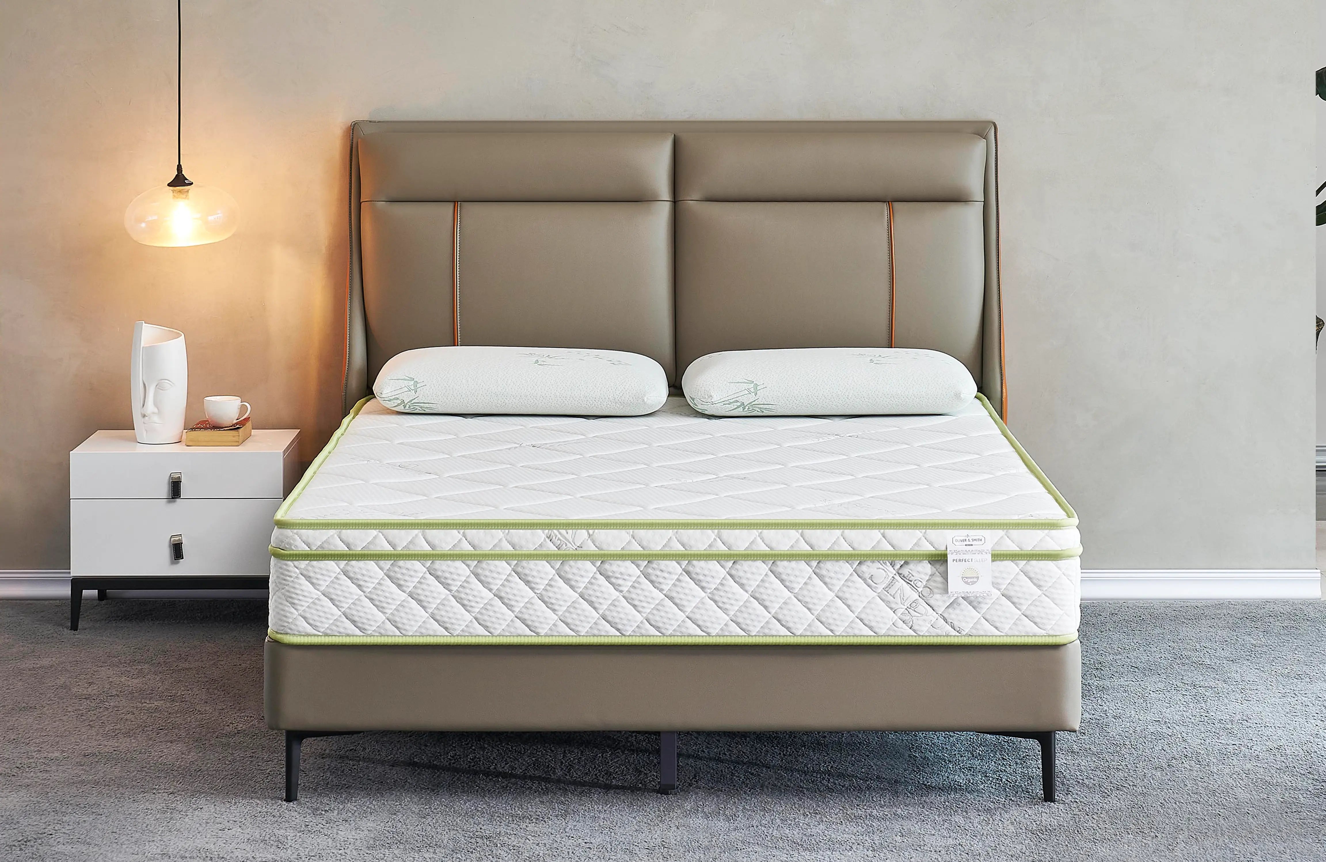 THE STANDARD - 8" Medium - Euro Hybrid Mattress - Spring and Foam Mattress