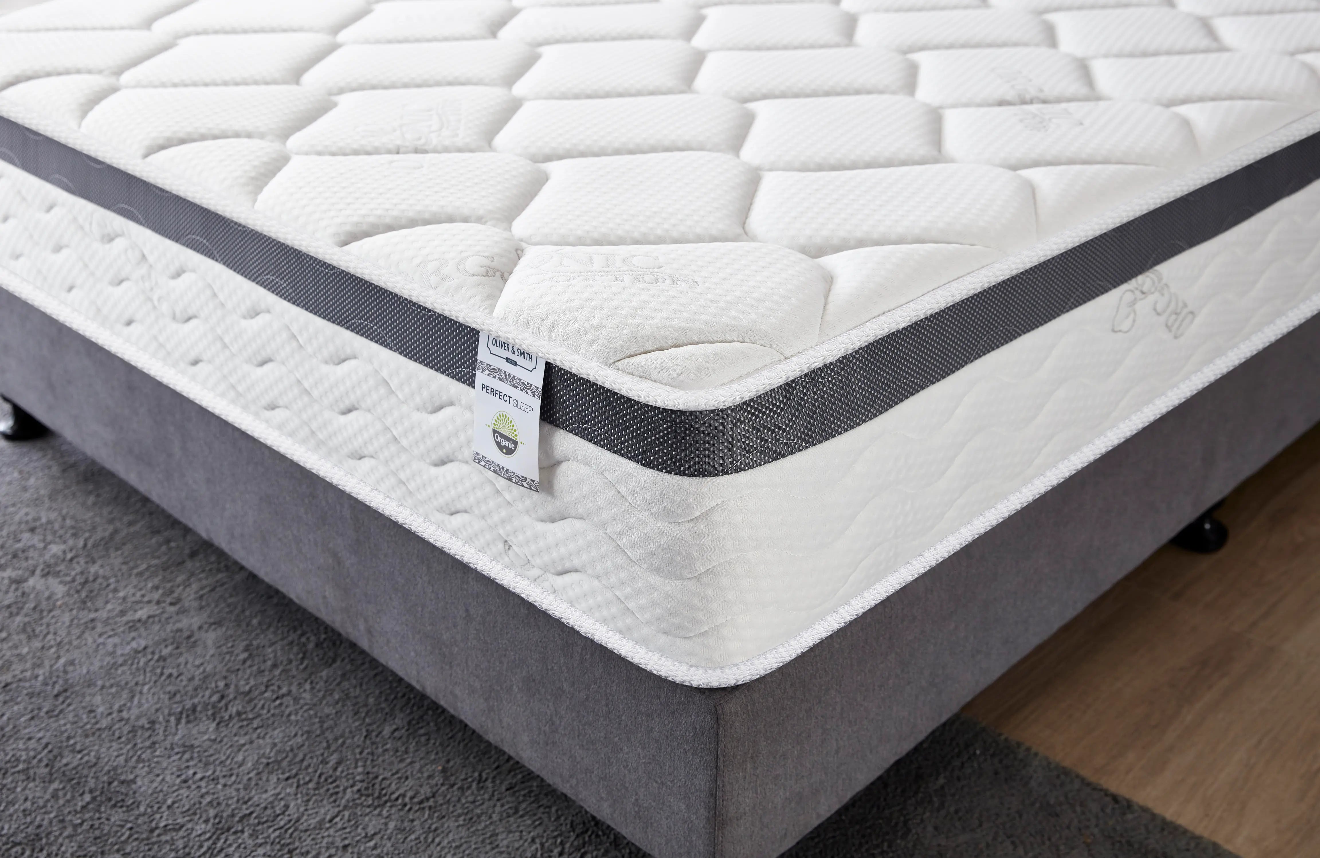 THE PREMIUM - 10" - "THE PERFECT" Medium - Euro Pillow Top - Pocket Spring and Memory Foam - Organic Cotton Mattress