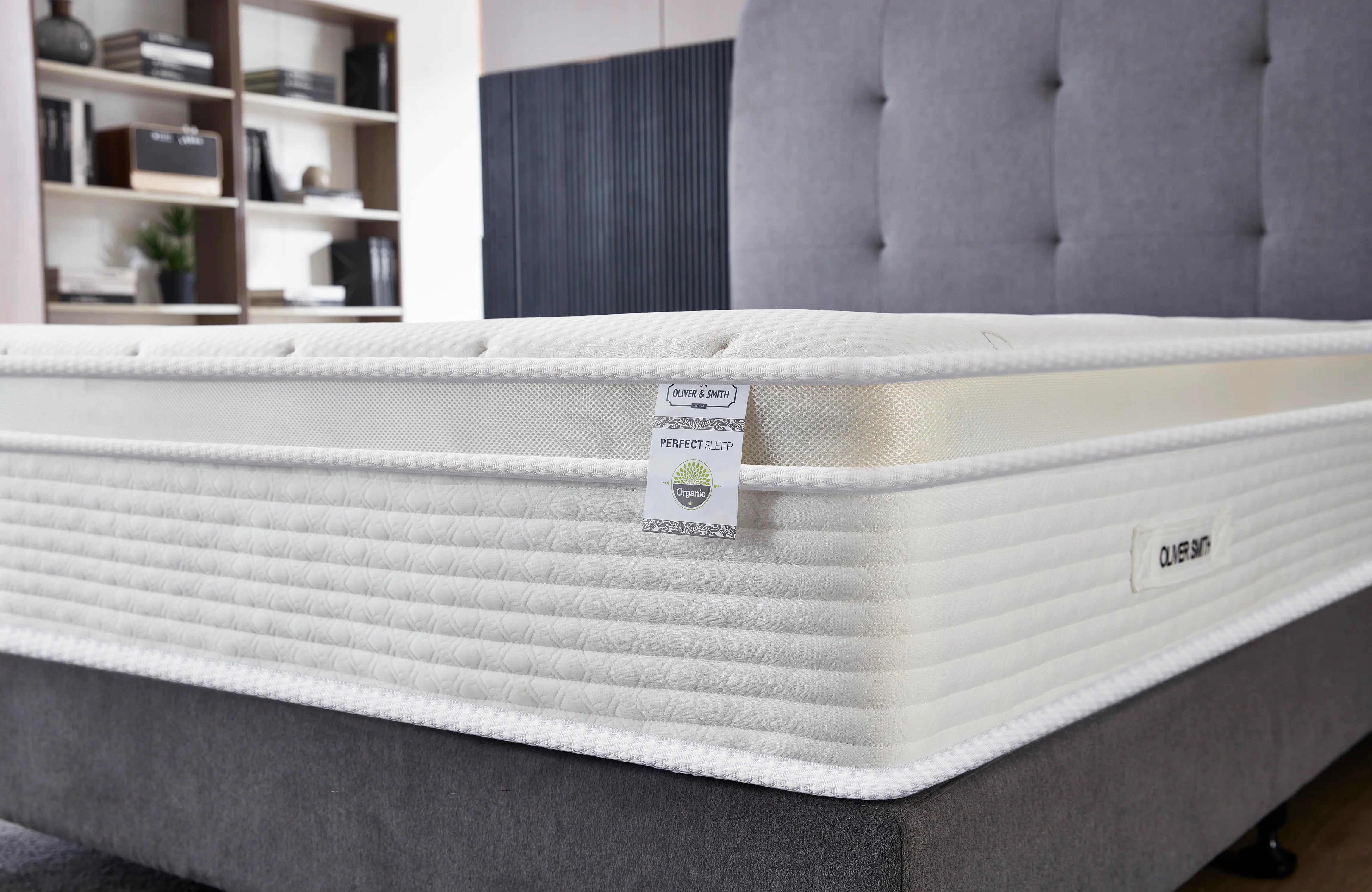 THE LUX - 12" - MEDIUM - Cool Memory Foam Pocket Spring Mattress - Organic Cotton Mattress