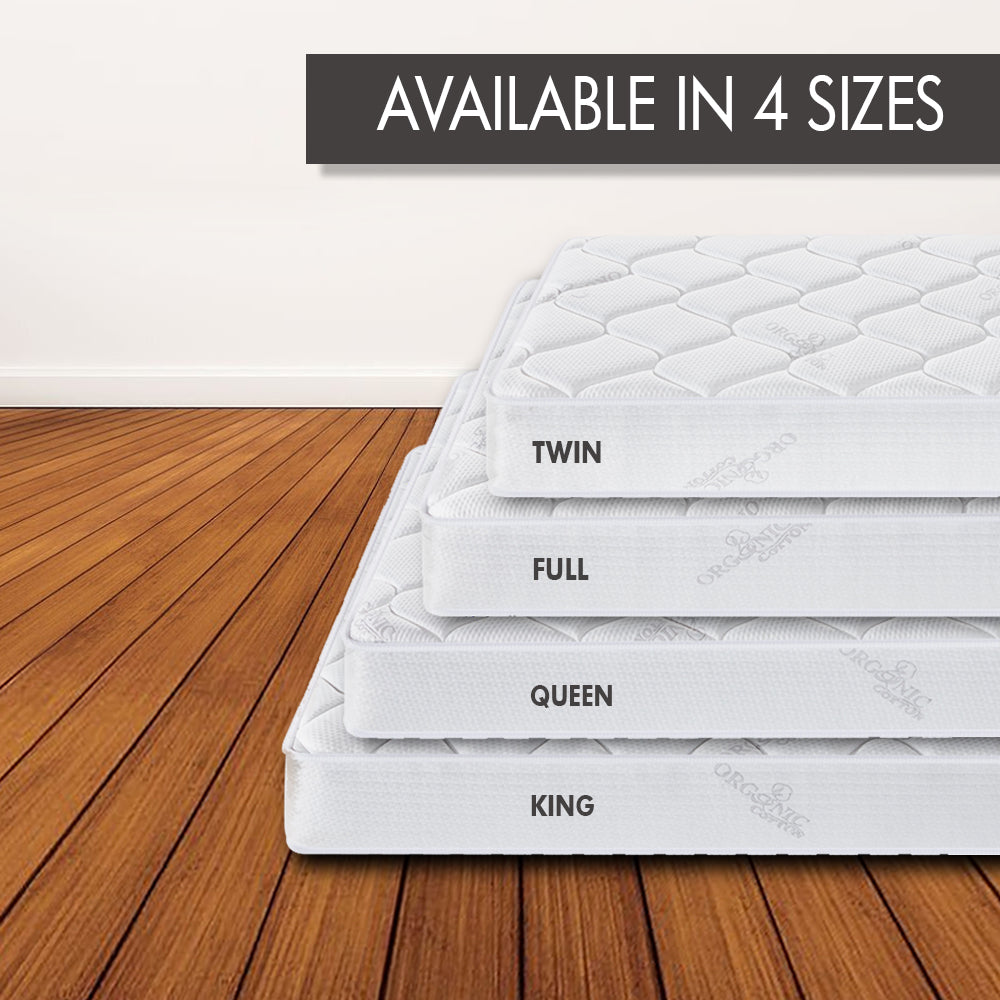 THE PREMIUM - 10" - Medium Firm - Tight Top - Pocket Spring and Foam - Organic Cotton Mattress