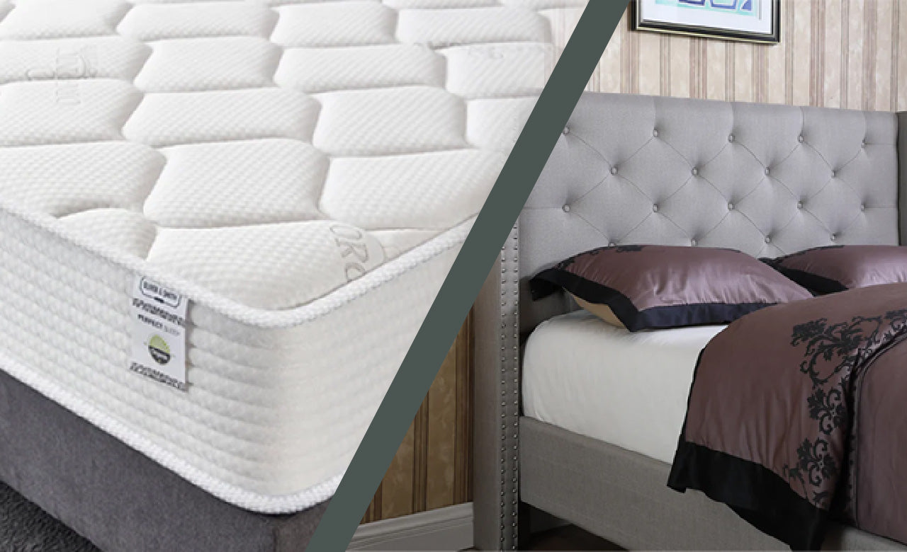 BUNDLE 1 - The Perfect - Platform Bed & The Premium - 10" - Medium Firm Mattress