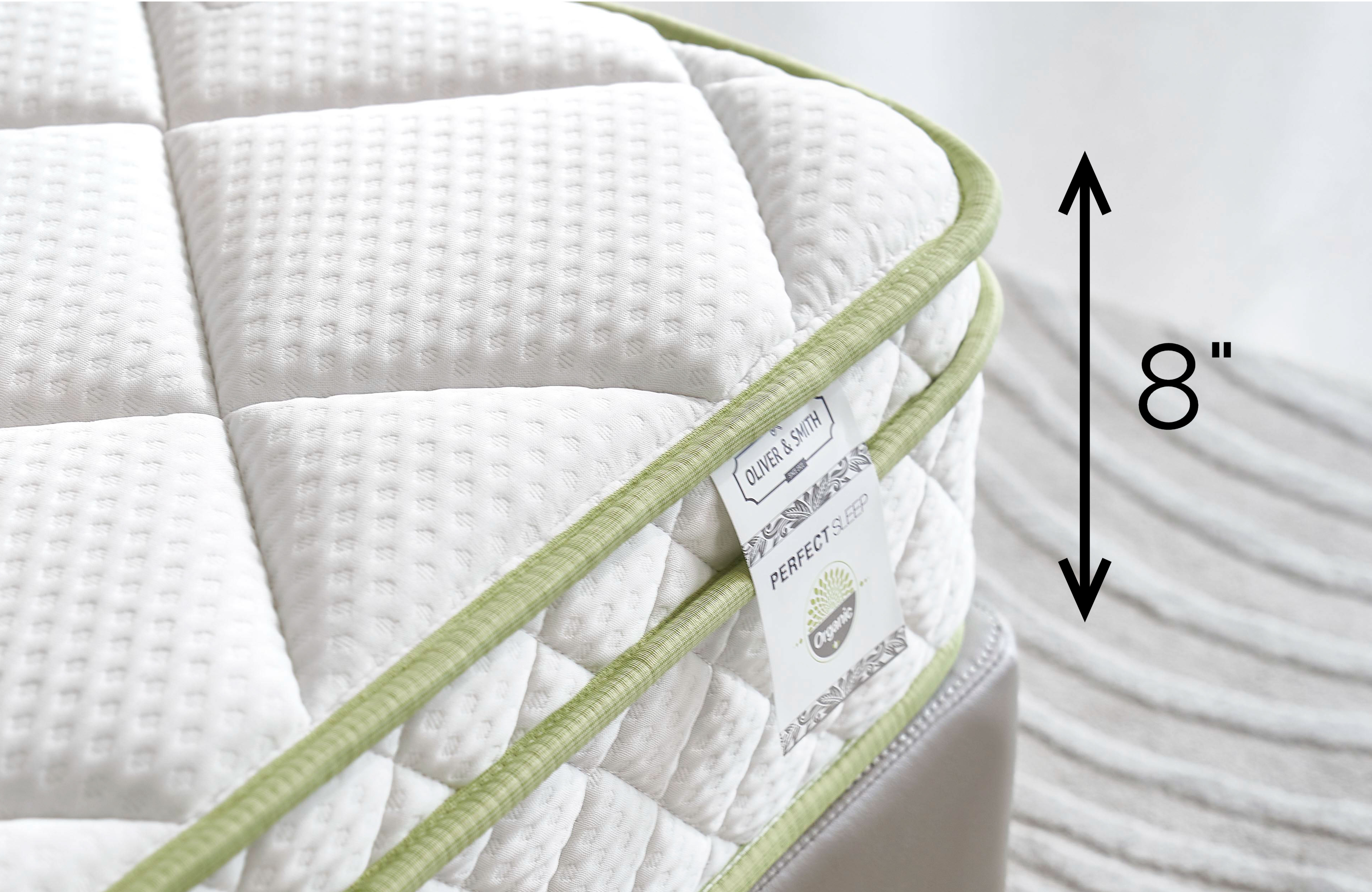 THE STANDARD - 8" Medium - Euro Hybrid Mattress - Spring and Foam Mattress