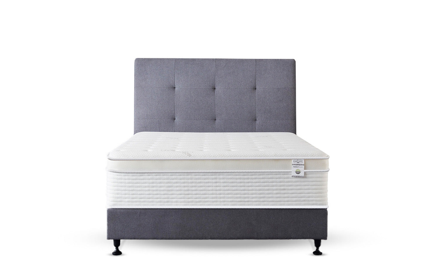 THE DELUXE - 16" - Cool Memory Foam Spring Hybrid Mattress With Breathable Cover